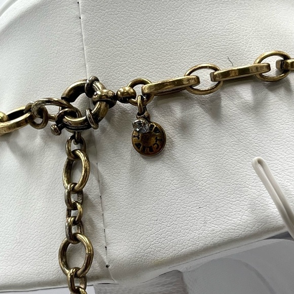 J. Crew Crystal Floral Teal Indigo Yellow Multi-Color Statement Bib Necklace - Picture 11 of 15